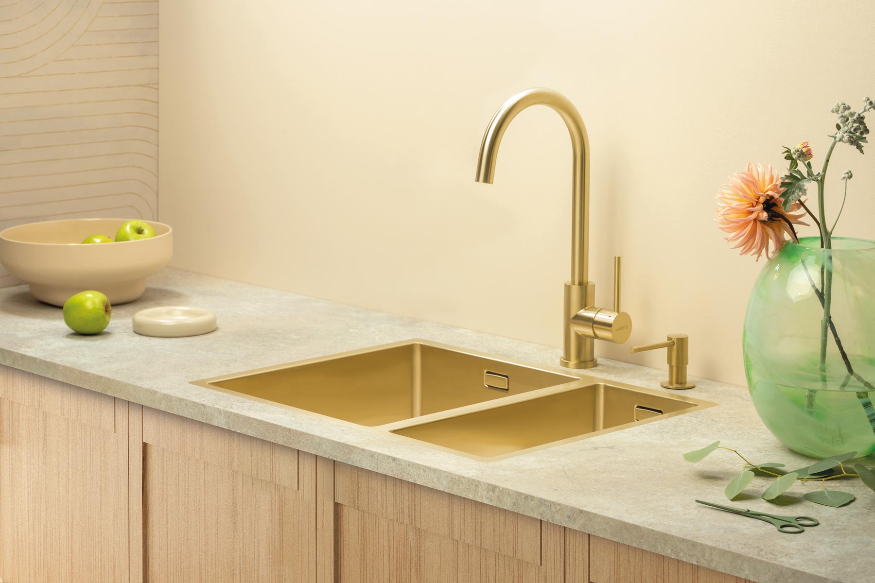 kitchen worktop TopLaminate Stonhenge Lanesto Gold