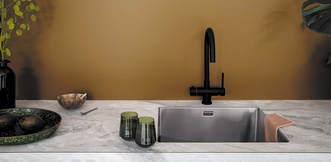 TopCore Aqua Grey kitchen worktop