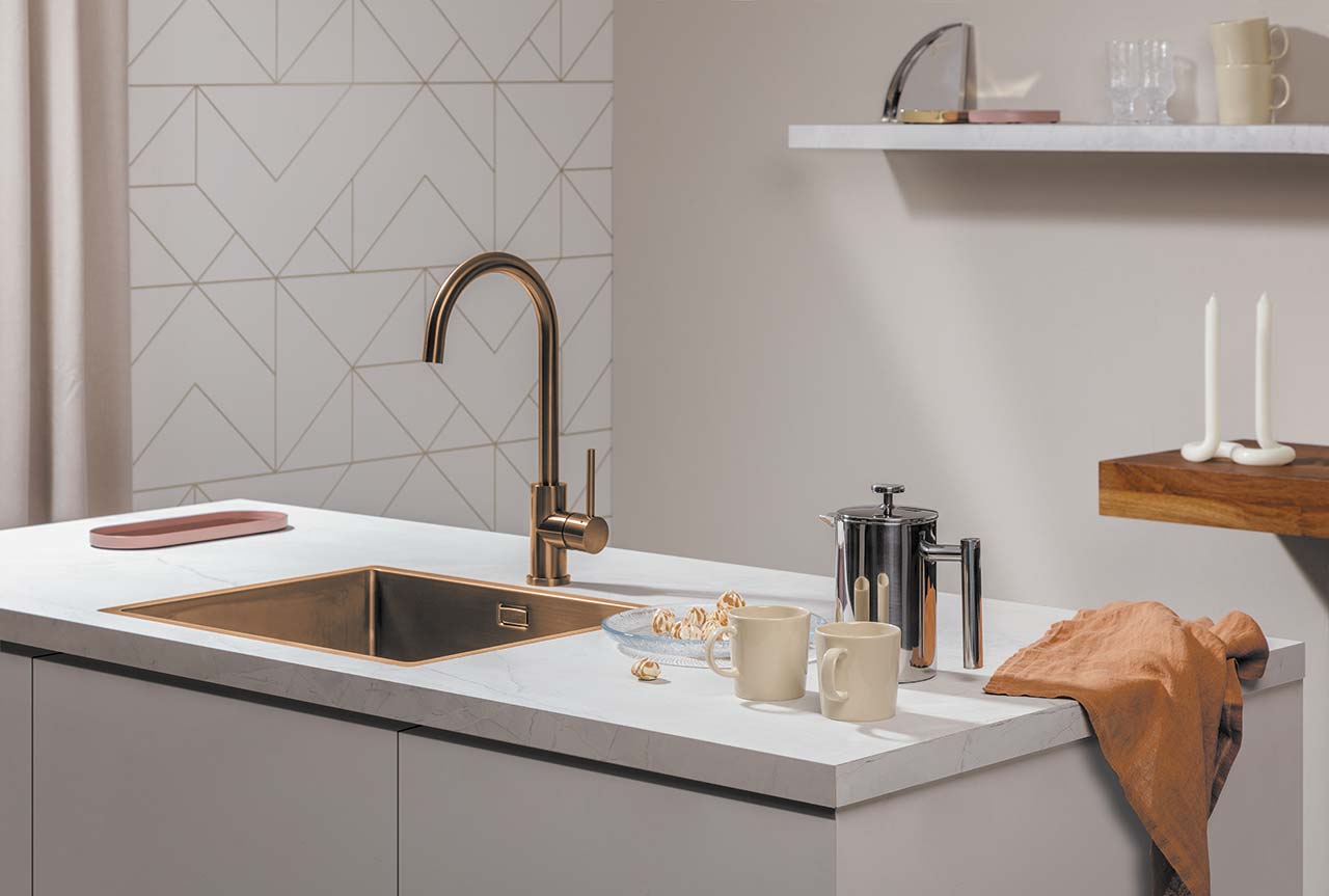 Lightness and Rock Nature kitchen trends for 2024